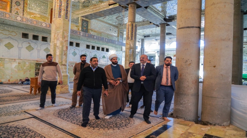 تشرف عميد كلية الإمام الكاظم (عليه السلام )الدكتور عبد الجليل منشد خلف