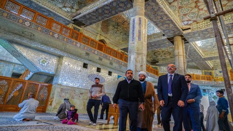 تشرف عميد كلية الإمام الكاظم (عليه السلام )الدكتور عبد الجليل منشد خلف