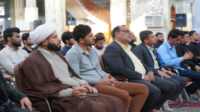 أقامت الأمانة الخاصة لمزار العلوية الشريفة بنت الامام الحسن عليهما السلام/ شعبة القرآن الكريم محفلاً قرآنياً