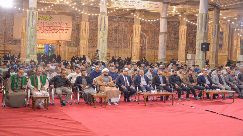 تستمر اقامة المحاضرات الدينية المباركة في رواق الإمام الحسن