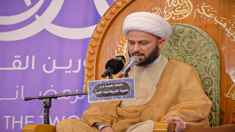 تستمر اقامة المحاضرات الدينية المباركة في رواق الإمام الحسن