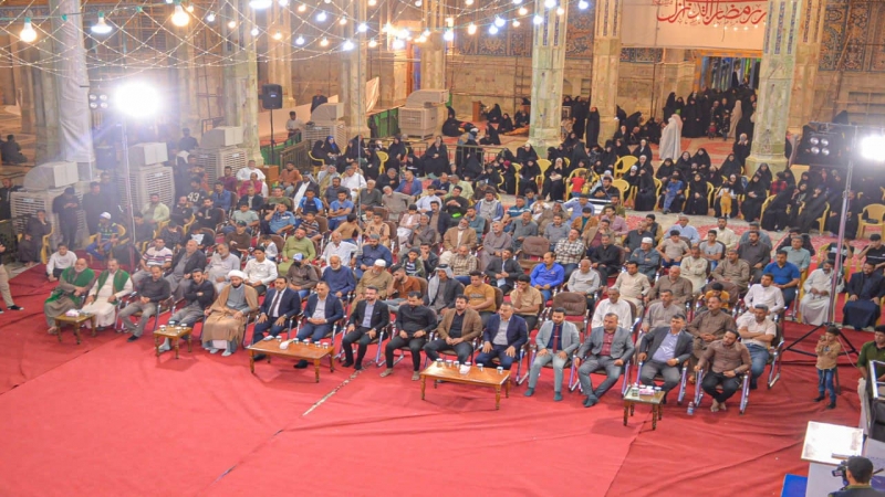 تستمر اقامة المحاضرات الدينية المباركة في رواق الإمام الحسن