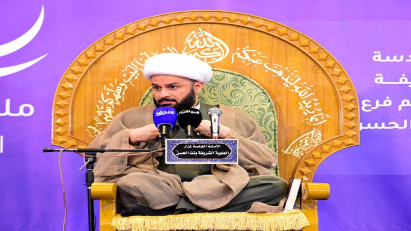 هدير المحاضرات الفكرية والتوعوية تستمر في مرقد ريحانة الإمام المجتبى