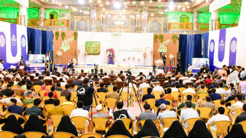 الْأَمَانَةُ الْخَاصَّةً لِلْمُرْقِدَ الْمُطَهَّرُ تَقِيمُ مِهْرَجَانِ وِلَادَةِ الْإِمَامُ الْحَسَنُ الْمُجْتَبَى