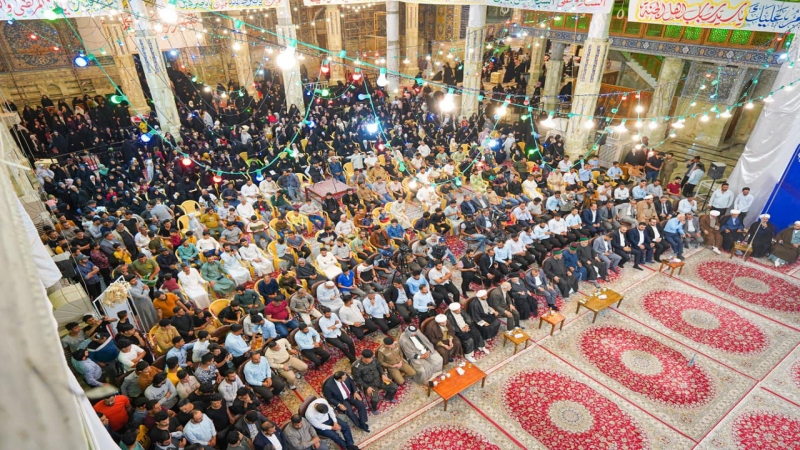 الْأَمَانَةُ الْخَاصَّةً لِلْمُرْقِدَ الْمُطَهَّرُ تَقِيمُ مِهْرَجَانِ وِلَادَةِ الْإِمَامُ الْحَسَنُ الْمُجْتَبَى
