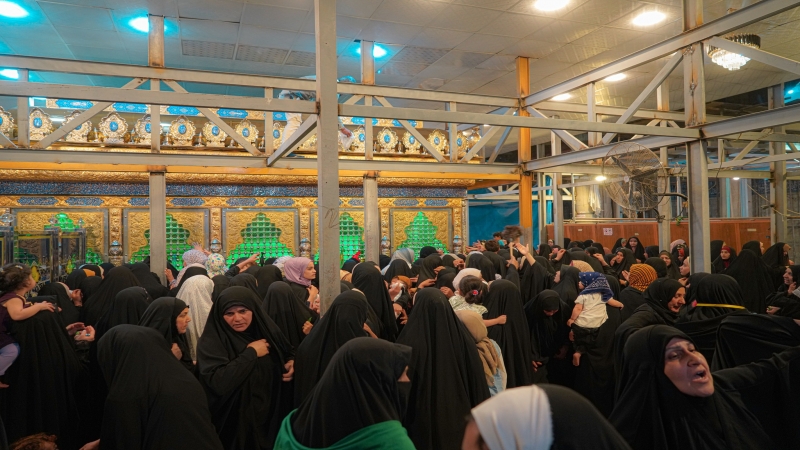 حركة الزائرين في مزار السيدة الشريفة بنت الامام الحسن المجتبى (عليهما السلام)