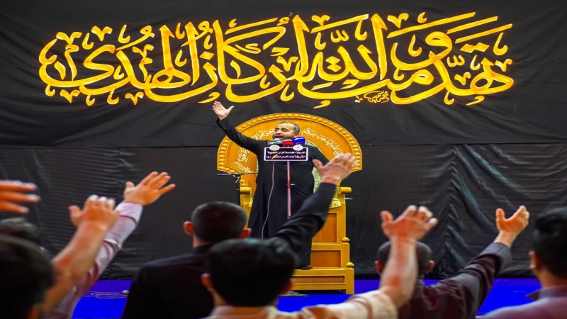 لَيَالِي الْمُصَاب تَحِلُّ فِي حَرَمِ السيدة الشريفة بنت الحسن المجتبى (ع) أحياءا لِشَهَادَة أَمِيرَ الْمُؤْمِنِينَ (ع)