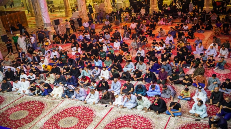 لَيَالِي الْمُصَاب تَحِلُّ فِي حَرَمِ السيدة الشريفة بنت الحسن المجتبى (ع) أحياءا لِشَهَادَة أَمِيرَ الْمُؤْمِنِينَ (ع)