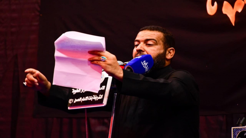 لَيَالِي الْمُصَاب تَحِلُّ فِي حَرَمِ السيدة الشريفة بنت الحسن المجتبى (ع) أحياءا لِشَهَادَة أَمِيرَ الْمُؤْمِنِينَ (ع)