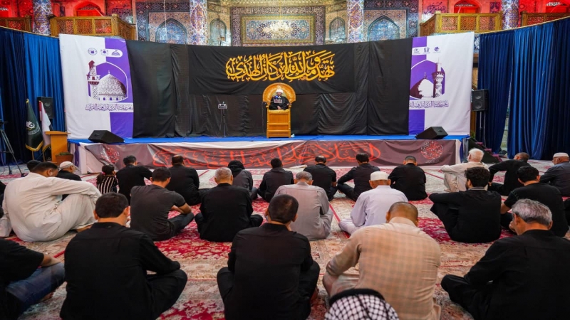 أقامة الأمانة الخاصة لمرقد العلوية الطاهرة الشريفة بنت الامام الحسن المجتبى (عليهما السلام) مجالسها السنوي بذكرى استشهاد امير المومنين وسيد المتقين