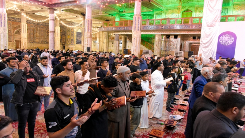 أعمال ليلة القدر المباركة من مرقد السيدة الشريفة بنت الامام الحسن المجتبى (ع)
