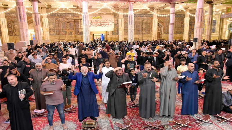 أعمال ليلة القدر المباركة من مرقد السيدة الشريفة بنت الامام الحسن المجتبى (ع)