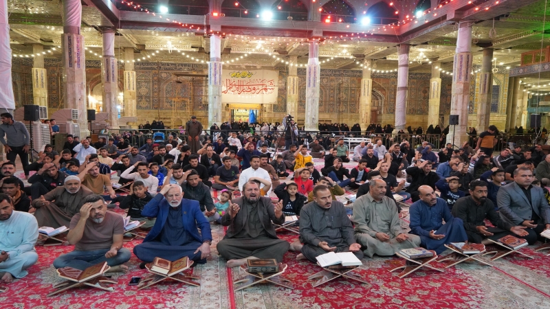 أعمال ليلة القدر المباركة من مرقد السيدة الشريفة بنت الامام الحسن المجتبى (ع)