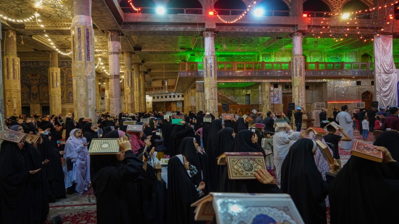 أعمال ليلة القدر المباركة من مرقد السيدة الشريفة بنت الامام الحسن المجتبى (ع)