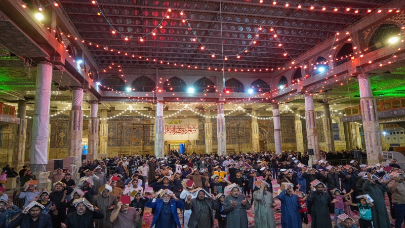 أعمال ليلة القدر المباركة من مرقد السيدة الشريفة بنت الامام الحسن المجتبى (ع)