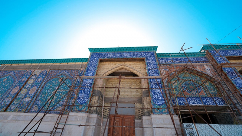 بالصور : جمال الهندسة المعمارية , ملامح من الابداع ودقة في التصميم وبراعة التنفيد تجسدت في #مرقد_العلوية_الشريفة_بنت_الامام_الحسن_المجتبى (ع)