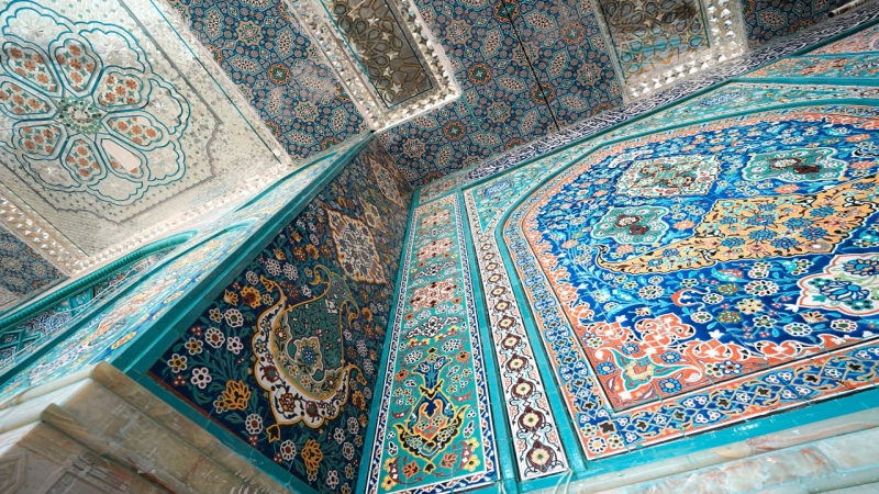 بالصور : جمال الهندسة المعمارية , ملامح من الابداع ودقة في التصميم وبراعة التنفيد تجسدت في #مرقد_العلوية_الشريفة_بنت_الامام_الحسن_المجتبى (ع)