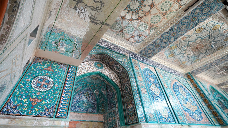 بالصور : جمال الهندسة المعمارية , ملامح من الابداع ودقة في التصميم وبراعة التنفيد تجسدت في #مرقد_العلوية_الشريفة_بنت_الامام_الحسن_المجتبى (ع)