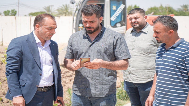 السيد الأمين الخاص لمرقد العلوية الشريفة بنت الإمام الحسن (ع) يجري جولة تفقدية لعددٍ من مواقع العمل