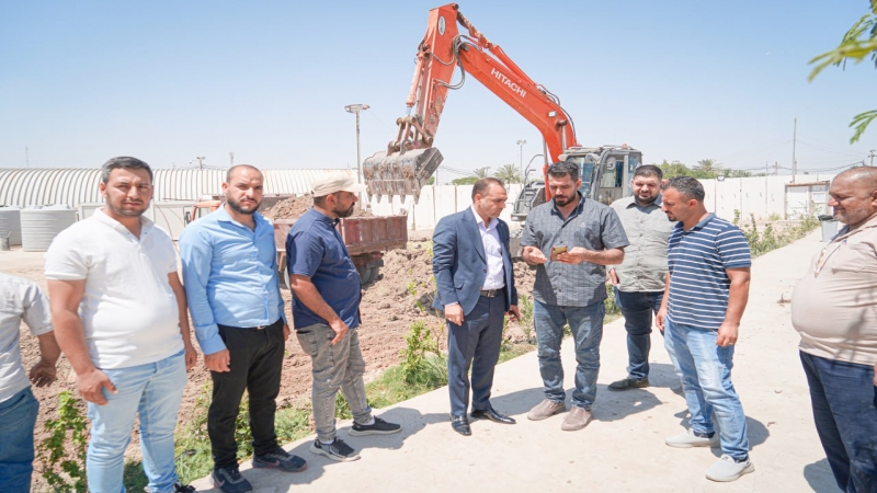 السيد الأمين الخاص لمرقد العلوية الشريفة بنت الإمام الحسن (ع) يجري جولة تفقدية لعددٍ من مواقع العمل