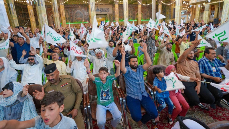 أنطلاق فعاليات مهرجان عيد الغدير السنوي الثالث في مرقد طبيبة المعلولين
