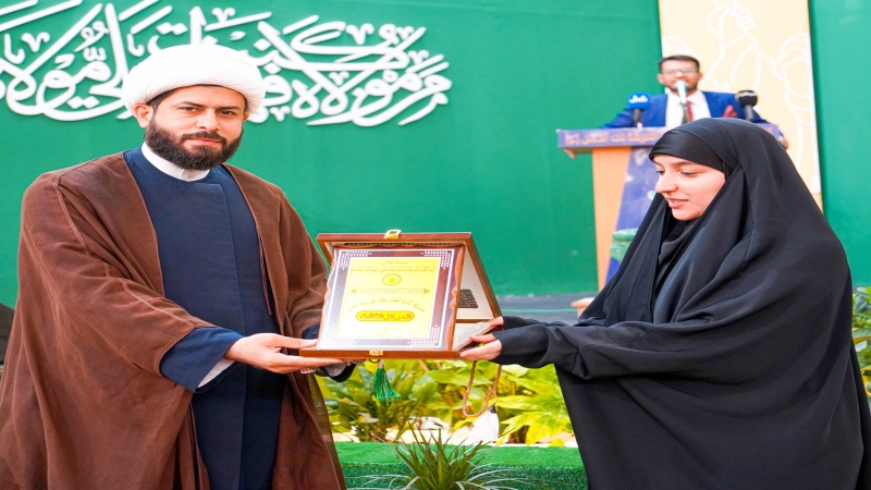 ضمن فعاليات عيد الغدير الأغر و في اليوم الختامي للمهرجان المبارك