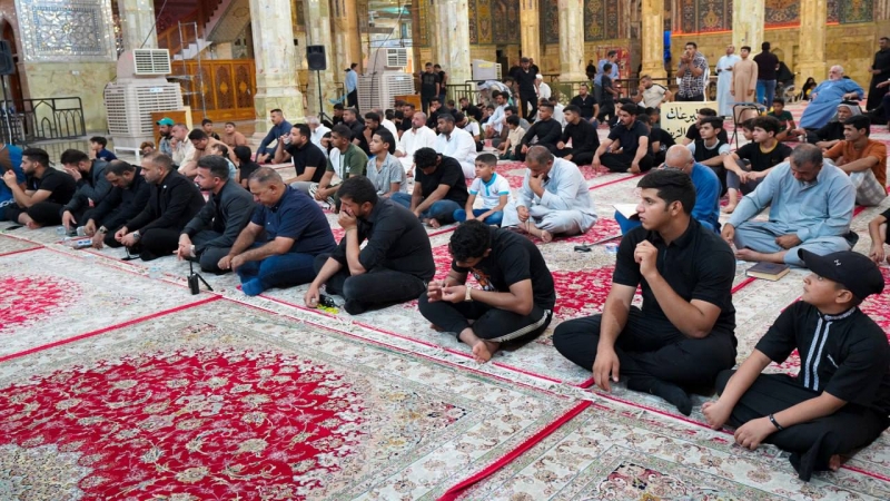 الأمانة الخاصة لمرقد العلوية الشريفة فاطمة بنت الحسن (ع) تقيم مجالس العزاء لشهر محرمٍ الحرام