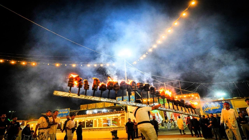 نزول موكب هيئة شباب فاطمة الزهراء (ع)