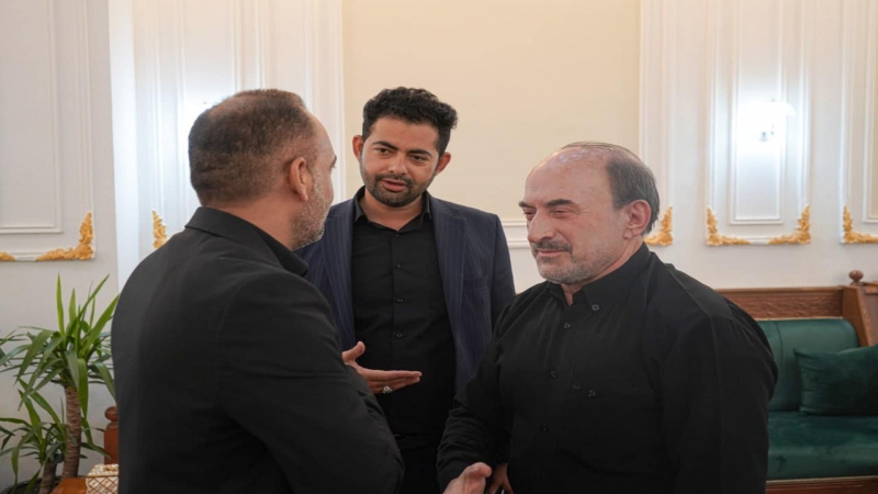 معاون وزير الداخلية والوفد المرافق له يتشرفان بزيارة مرقد طبيبة المعلولين