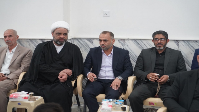 وفد من الأمانة العامة للمزارات الشيعية الشريفة والأمانة الخاصة لمرقد الشريفة بنت الحسن (ع) يحضر مجلس عزاء آية الله المحقق الكبير سماحة السيد محمد مهدي