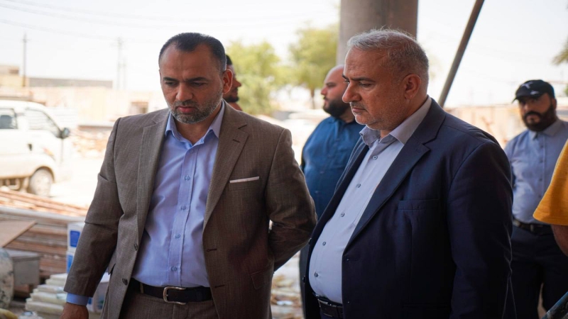 باب الرسول الأعظم الذهبية تدخل الخدمة في الأيوان الكبير في المرقد المطهر