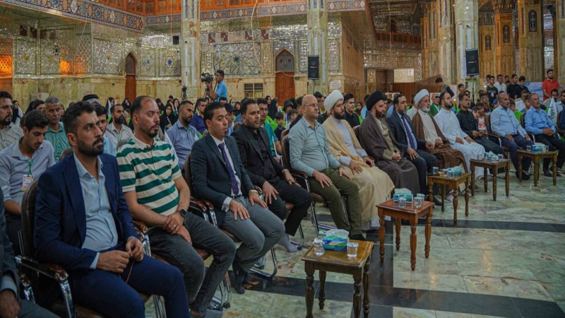 حفل افتتاح اسبوع الغدير الثقافي السنوي الرابع في مرقد طبيبة المعلولين