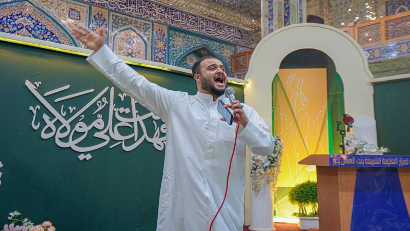 حفل افتتاح اسبوع الغدير الثقافي السنوي الرابع في مرقد طبيبة المعلولين