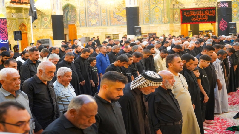 صلاة الجماعة العبادية في حرم السيدة شريفة بنت الامام الحسن المجتبى(عليهما السلام) بإمامة سماحة الشيخ حيدر الجبوري (دام توفيقه)