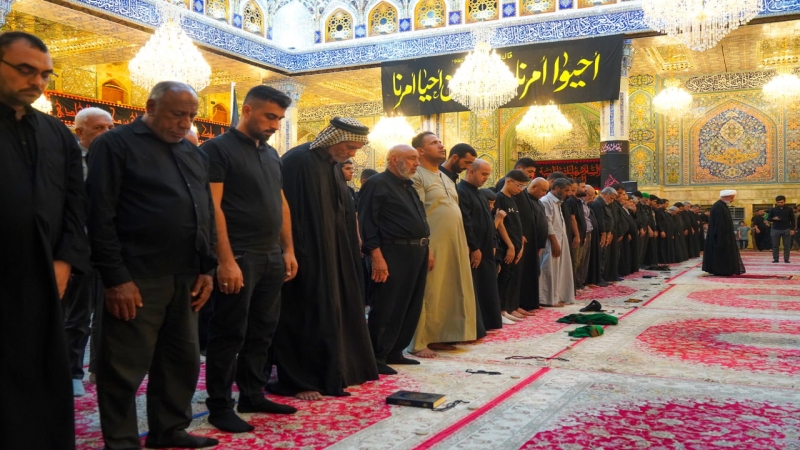 صلاة الجماعة العبادية في حرم السيدة شريفة بنت الامام الحسن المجتبى(عليهما السلام) بإمامة سماحة الشيخ حيدر الجبوري (دام توفيقه)