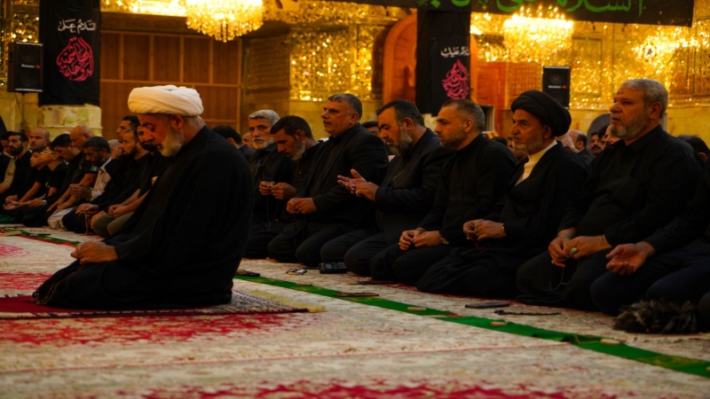 صلاة الجماعة العبادية في حرم السيدة شريفة بنت الامام الحسن المجتبى(عليهما السلام) بإمامة سماحة الشيخ حيدر الجبوري (دام توفيقه)
