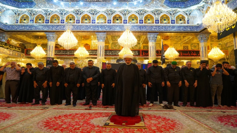 صلاة الجماعة العبادية في حرم السيدة شريفة بنت الامام الحسن المجتبى(عليهما السلام) بإمامة سماحة الشيخ حيدر الجبوري (دام توفيقه)