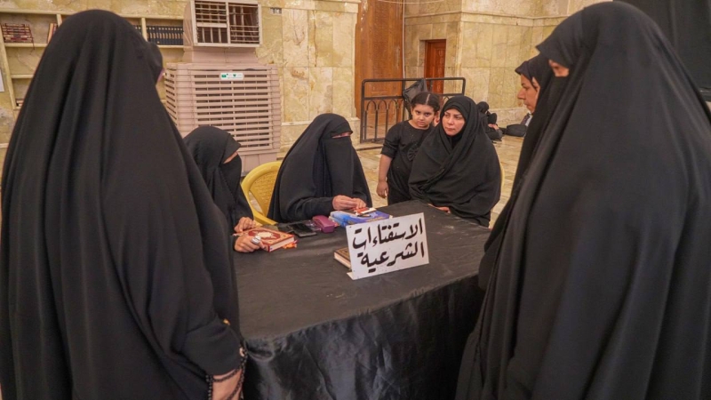 الْأَمَانَة الْخَاصَّة تَنْشُر محطات الإستفتاءات الشَّرْعِيَّة خِدْمَة لزوار أَبِي الْأَحْرَار الْإِمَام الْحُسَيْن