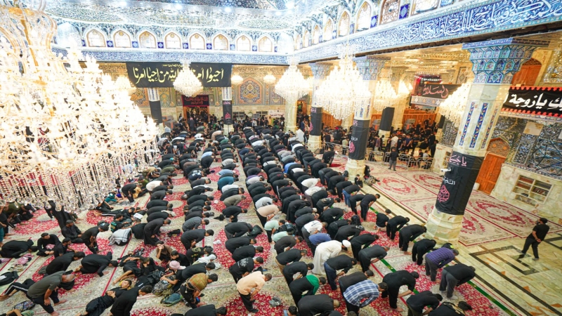 صلاة الجماعةالعبادية في رواق الحوراء زينب (عليها السلام) بإمامة سماحة الشيخ حيدر الجبوري (دام توفيقه)