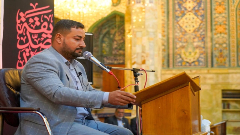 اياتٌ تتلى في حرم سيدة العطاء الشريفة بنت الامام الحسن المجتبى (ع)