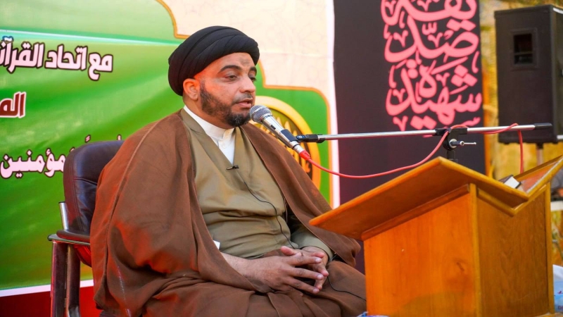 اياتٌ تتلى في حرم سيدة العطاء الشريفة بنت الامام الحسن المجتبى (ع)