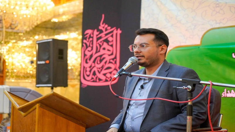 اياتٌ تتلى في حرم سيدة العطاء الشريفة بنت الامام الحسن المجتبى (ع)