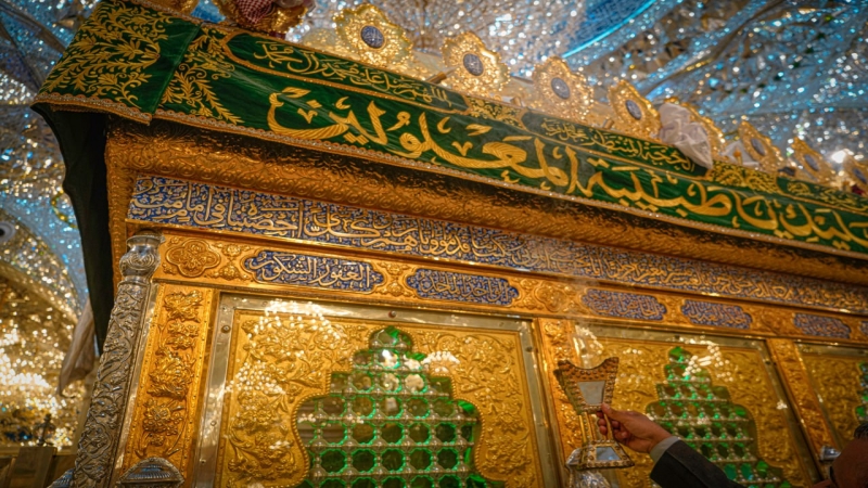 الاجواء الايمانية في حرم السيدة الشريفة بنت لامام الحسن المجتبى(عليهما السلام)