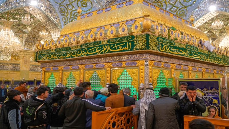 حركة الزائرين في مزار العلوية الشريفة بنت الامام الحسن المجتبى (عليهما السلام)