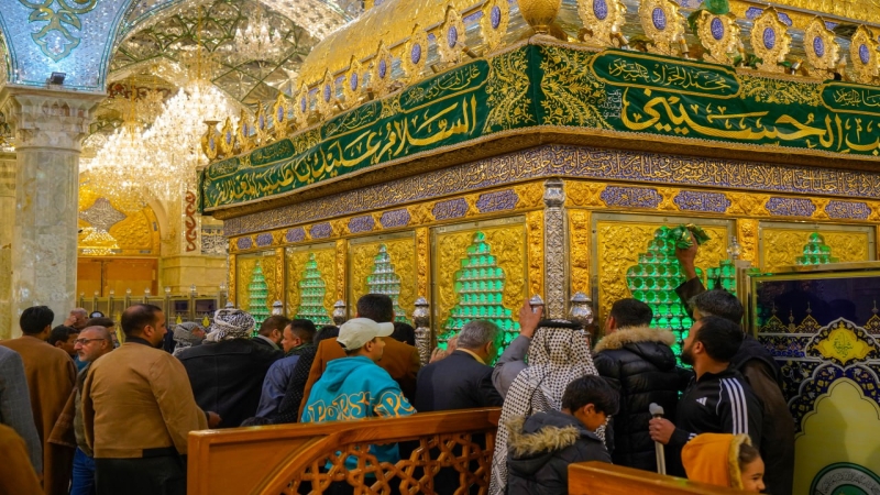 حركة الزائرين في مزار العلوية الشريفة بنت الامام الحسن المجتبى (عليهما السلام)