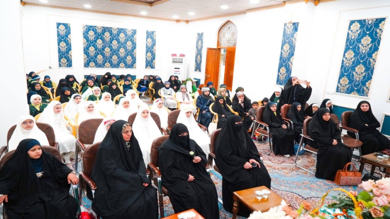 ندوة حوارية بعنوان (فطرية الايمان بالامام المهدي (عج) وحفل تكريم التلميذات الفائزات بمسابقة (عهد المنتظرين ) في دورتها الثالثة