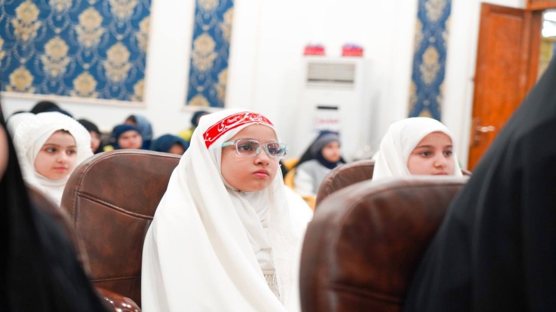 ندوة حوارية بعنوان (فطرية الايمان بالامام المهدي (عج) وحفل تكريم التلميذات الفائزات بمسابقة (عهد المنتظرين ) في دورتها الثالثة