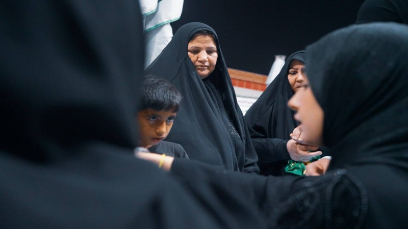 المفرزة الطبية في المرقد الشريف