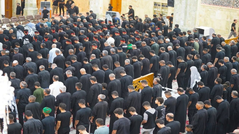 صلاة الجماعة العبادية في حرم السيدة الشريفة بنت الامام الحسن المجتبى(عليهما السلام) بإمامة اية الله سماحة الشيخ محمد السند (دام توفيقه)