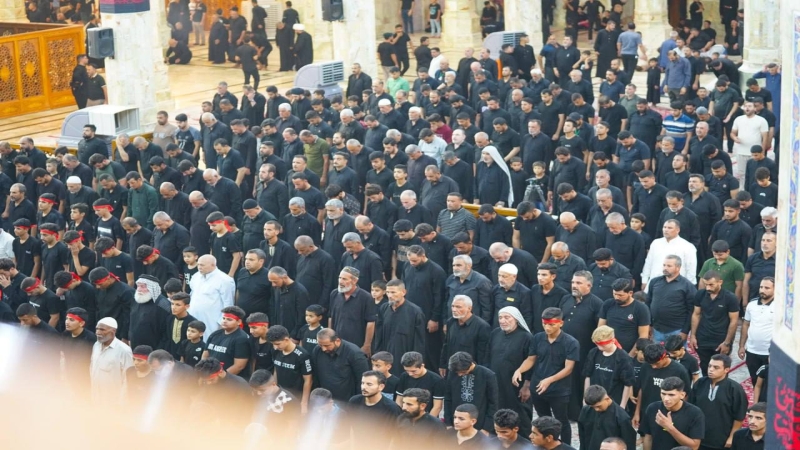 صلاة الجماعة العبادية في حرم السيدة الشريفة بنت الامام الحسن المجتبى(عليهما السلام) بإمامة اية الله سماحة الشيخ محمد السند (دام توفيقه)